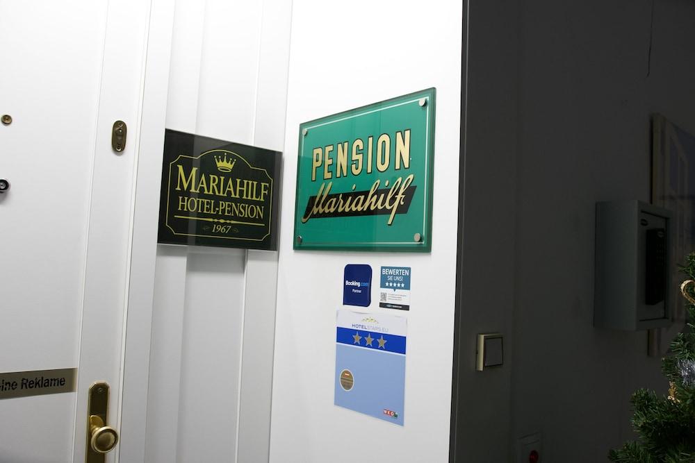 Pension Hotel Mariahilf Вена Экстерьер фото